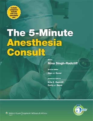 5-Minute Anesthesia Consult book