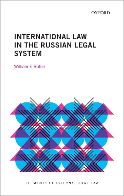 International Law in the Russian Legal System book