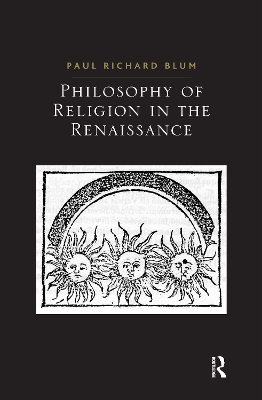 Philosophy of Religion in the Renaissance book