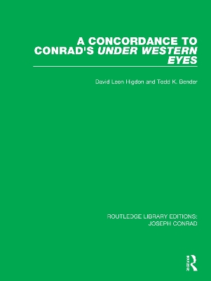 A Concordance to Conrad's Under Western Eyes by David Leon Higdon