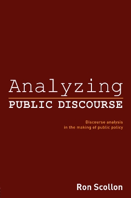 Analyzing Public Discourse by Ron Scollon