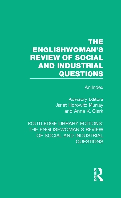 The Englishwoman's Review of Social and Industrial Questions: An Index book