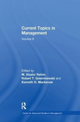 Current Topics in Management book