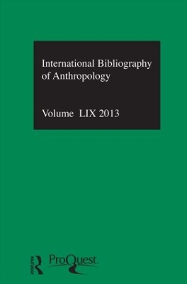 IBSS: Anthropology by Compiled by the British Library of Political and Economic Science