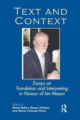 Text and Context book