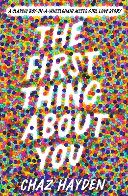 The First Thing About You book