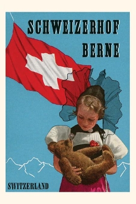 Vintage Journal Berne, Switzerland Travel Poster book