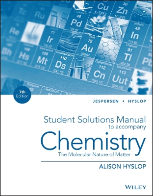 Chemistry: The Molecular Nature of Matter, Student Solutions Manual book