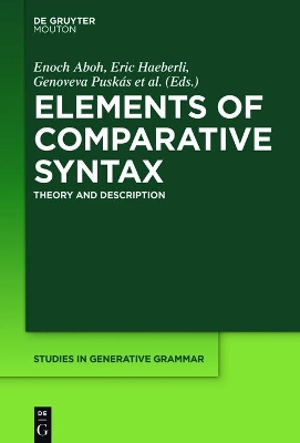 Elements of Comparative Syntax by Enoch Aboh