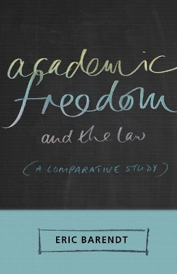 Academic Freedom and the Law book
