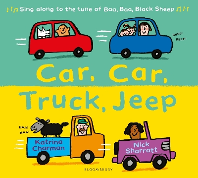 Car, Car, Truck, Jeep by Katrina Charman