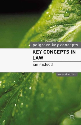 Key Concepts in Law book