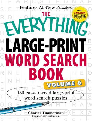 Everything Large-Print Word Search Book, Volume VI book