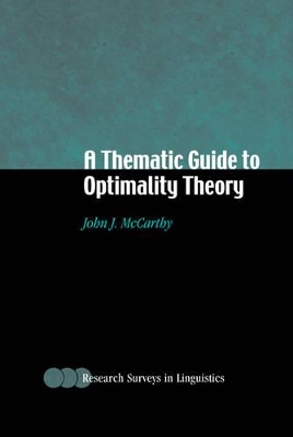 Thematic Guide to Optimality Theory book