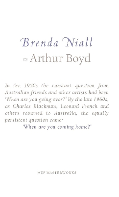Brenda Niall on Arthur Boyd book