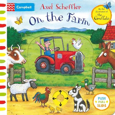 On the Farm: A Push, Pull, Slide Book by Campbell Books