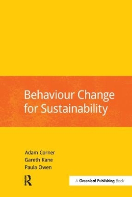 Behaviour Change for Sustainability book