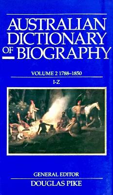 Australian Dictionary of Biography V2 book