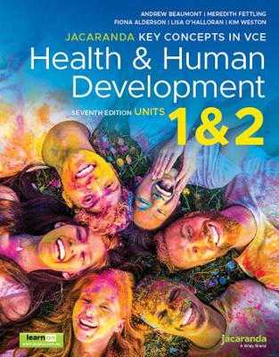 Jacaranda Key Concepts in VCE Health and Human Development VCE Units 1&2, learnON & Print book