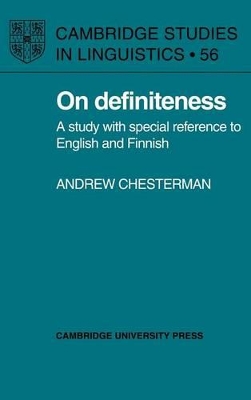 On Definiteness by Andrew Chesterman