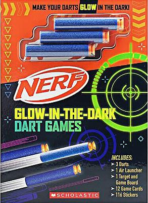Nerf: Glow-in-the-Dark Dart Games (Hasbro) book