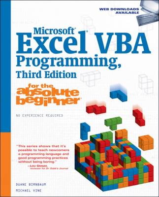 Microsoft (R) Excel (R) VBA Programming for the Absolute Beginner book