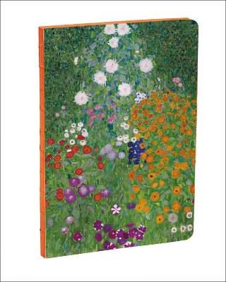 Flower Garden by Gustav Klimt A5 Notebook book