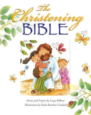The Christening Bible (White) by Lizzie Ribbons