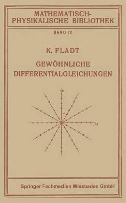 Gewöhnliche Differentialgleichungen book