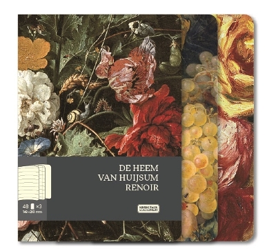 Notebooks de Heem, van Huijsum, Renoir (Set of 3, Large) book