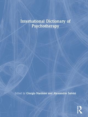 International Dictionary of Psychotherapy book