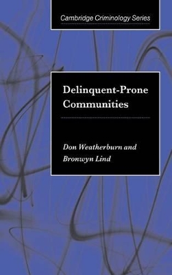 Delinquent-Prone Communities book