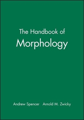Handbook of Morphology book