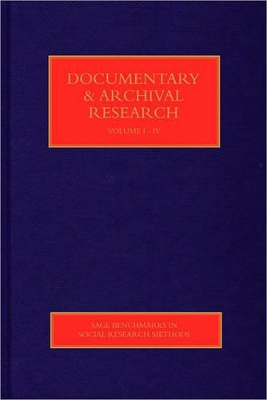 Documentary & Archival Research book