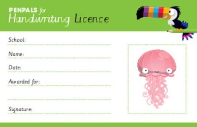 Penpals for Handwriting Pen Licence Cards (pack of 200) book