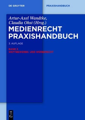 Wettbewerbs- Und Werberecht by Artur-Axel Wandtke