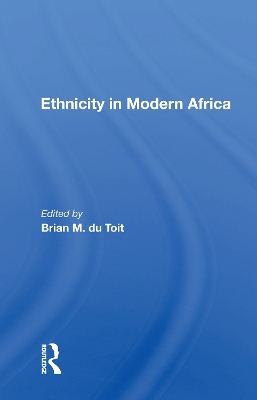 Ethnicity in Modern Africa book