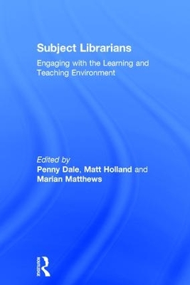 Subject Librarians book