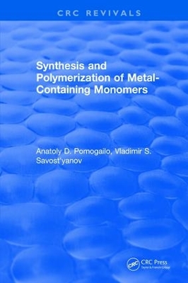 Synthesis and Polymerization of Metal-Containing Monomers book
