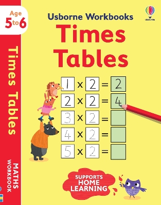 Usborne Workbooks Times tables 5-6 book