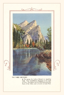 The Vintage Journal The Three Brothers, Yosemite book