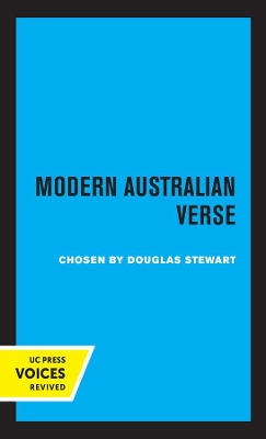 Modern Australian Verse: Modern Australian Verse by Douglas Stewart