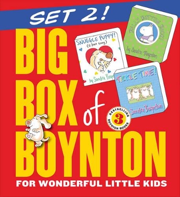 Big Box of Boynton Set 2!: Snuggle Puppy! Belly Button Book! Tickle Time! by Sandra Boynton