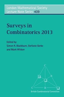 Surveys in Combinatorics 2013 book