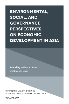 Environmental, Social, and Governance Perspectives on Economic Development in Asia book