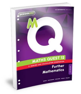 Maths Quest 12 Further Mathematics TI-Nspire Calculator Companion Flexisaver book