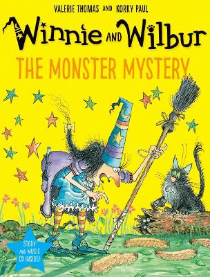 Winnie and Wilbur: The Monster Mystery PB + CD by Valerie Thomas