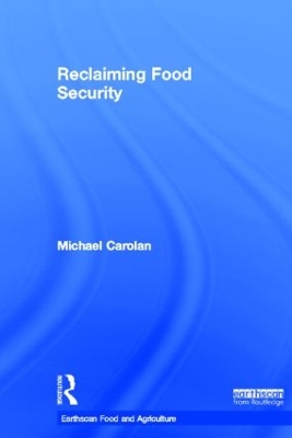 Reclaiming Food Security book