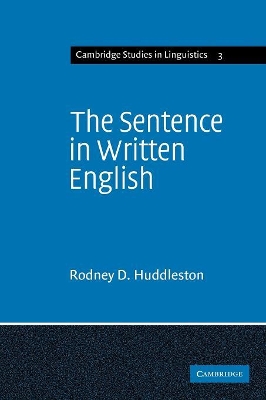 Sentence in Written English book