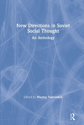 New Directions in Soviet Social Thought book